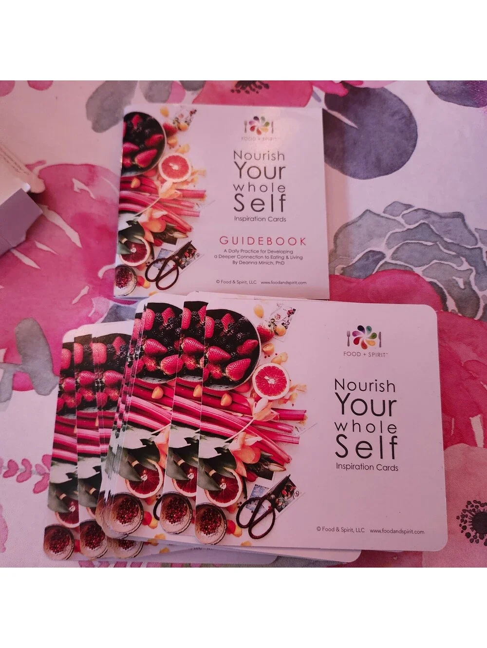 Food + Spirit Nourish Your Whole Self Inspiration Cards 56-Card Deck & Guidebook